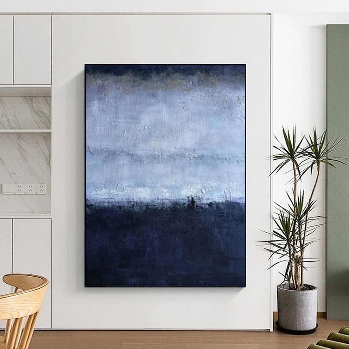 purple scenic wall art